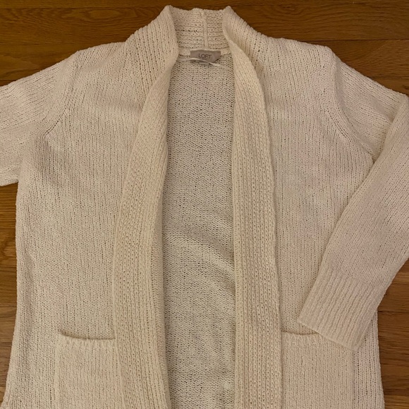 LOFT White Cardigan - Picture 3 of 5